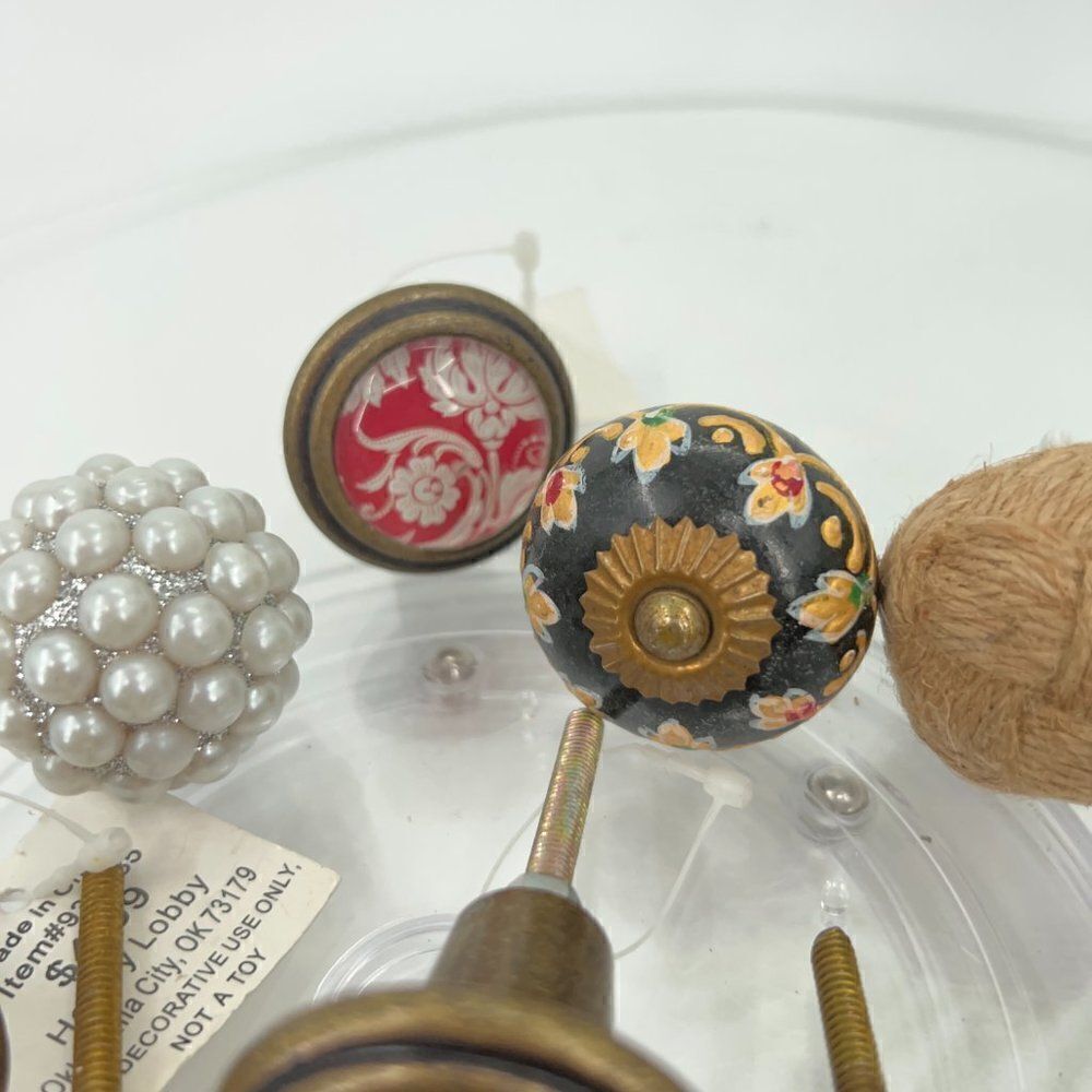 Lot of 10 Hobby Lobby furniture knobs MCM Shabby Chic Farm House Anthropologie - Picture 7 of 9